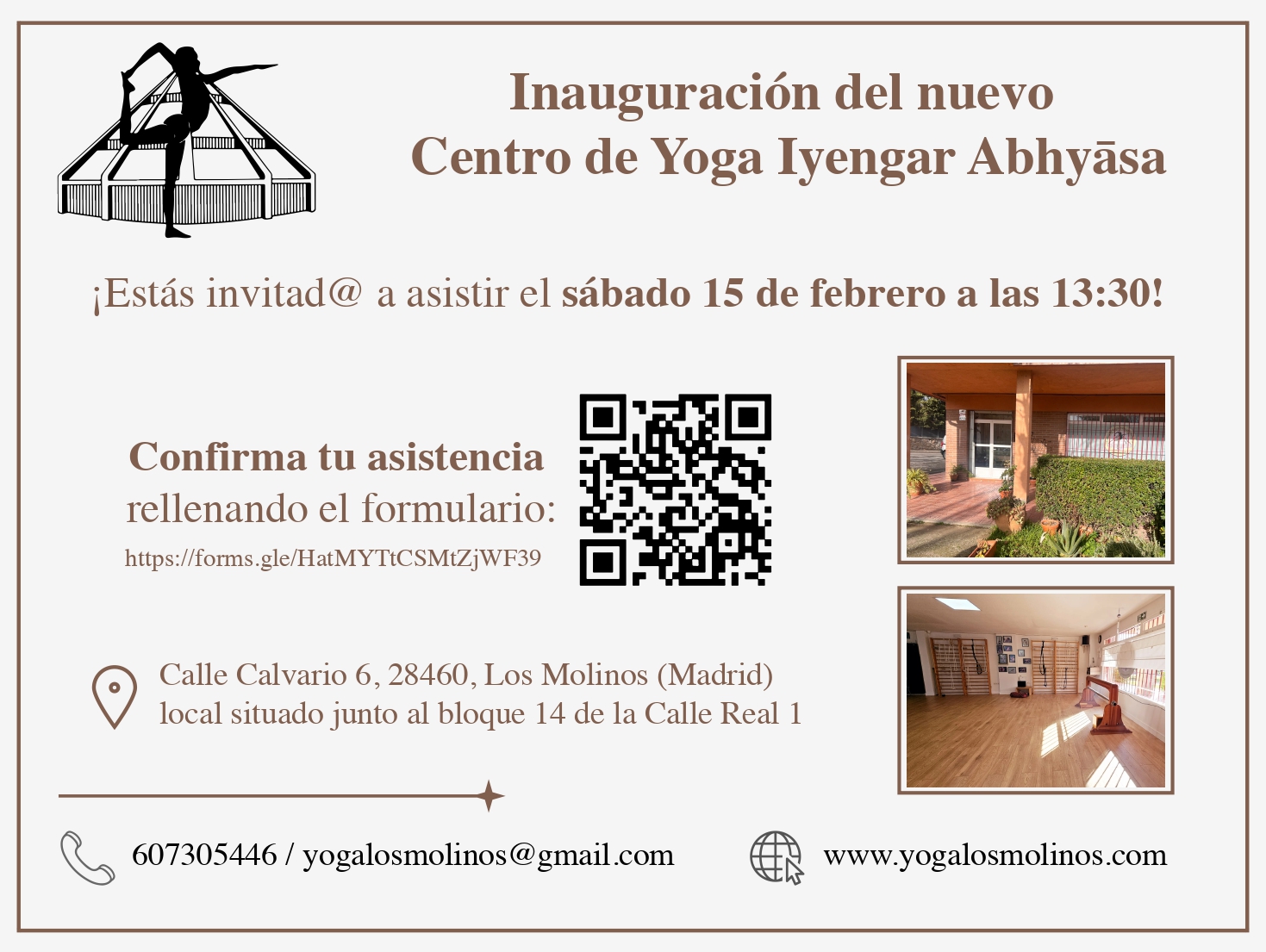 Inauguración del nuevo Centro de Yoga Iyengar Abhyāsa