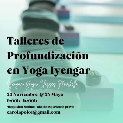 Talleres de profundización en Yoga Iyengar